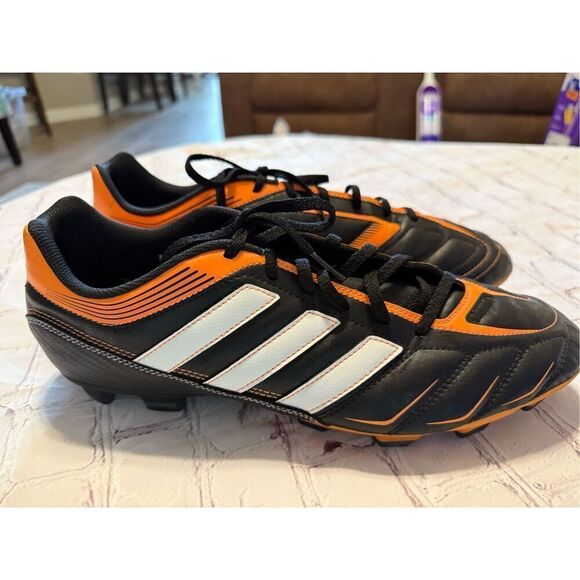 Adidas Men\'s Sz 13 Ezeiro III TRX FG Soccer Cleats Black Orange Outdoor Athletic main image 4